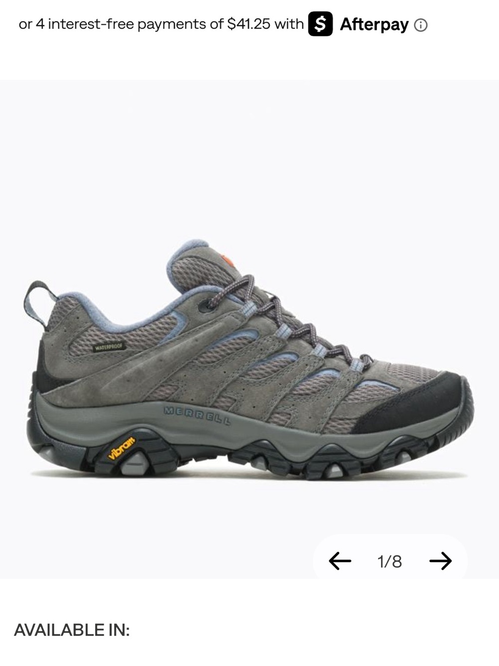 Merrell Graphite Waterproof Trail Hiking Shoe